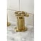 Kingston Brass Widespread Bathroom Faucet with Push PopUp, Brushed Brass KS1417CG - alternate 3